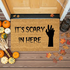 It’s Scary in Here Doormat – Spooky Halloween Outdoor Coir Mat Décor