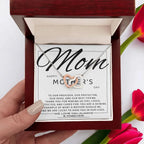 Happy Mother's Day Mom, You are Our Best Friend Interlocking Hearts Necklace