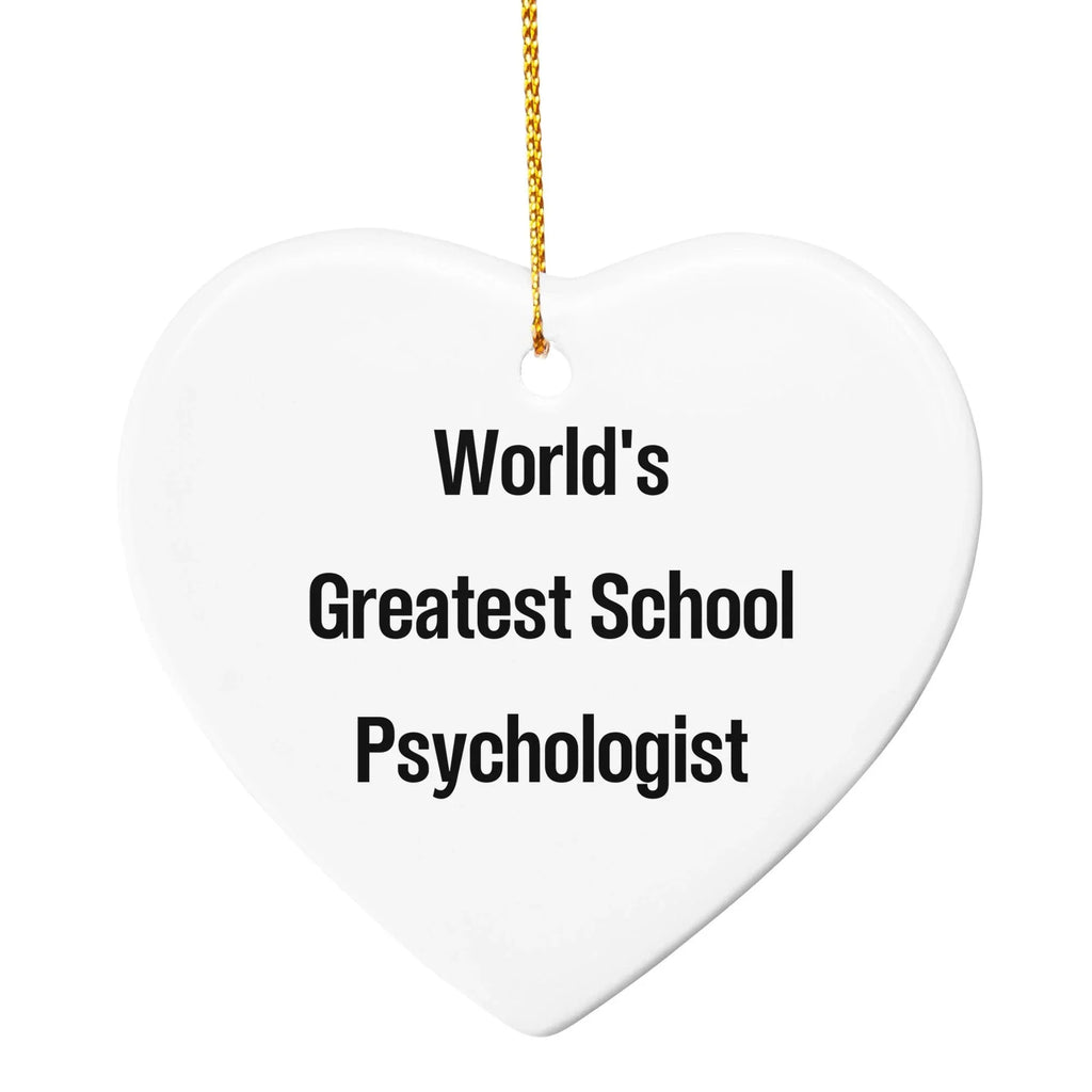 Powerful School Psychologist Ornament With Funny Quote Joy