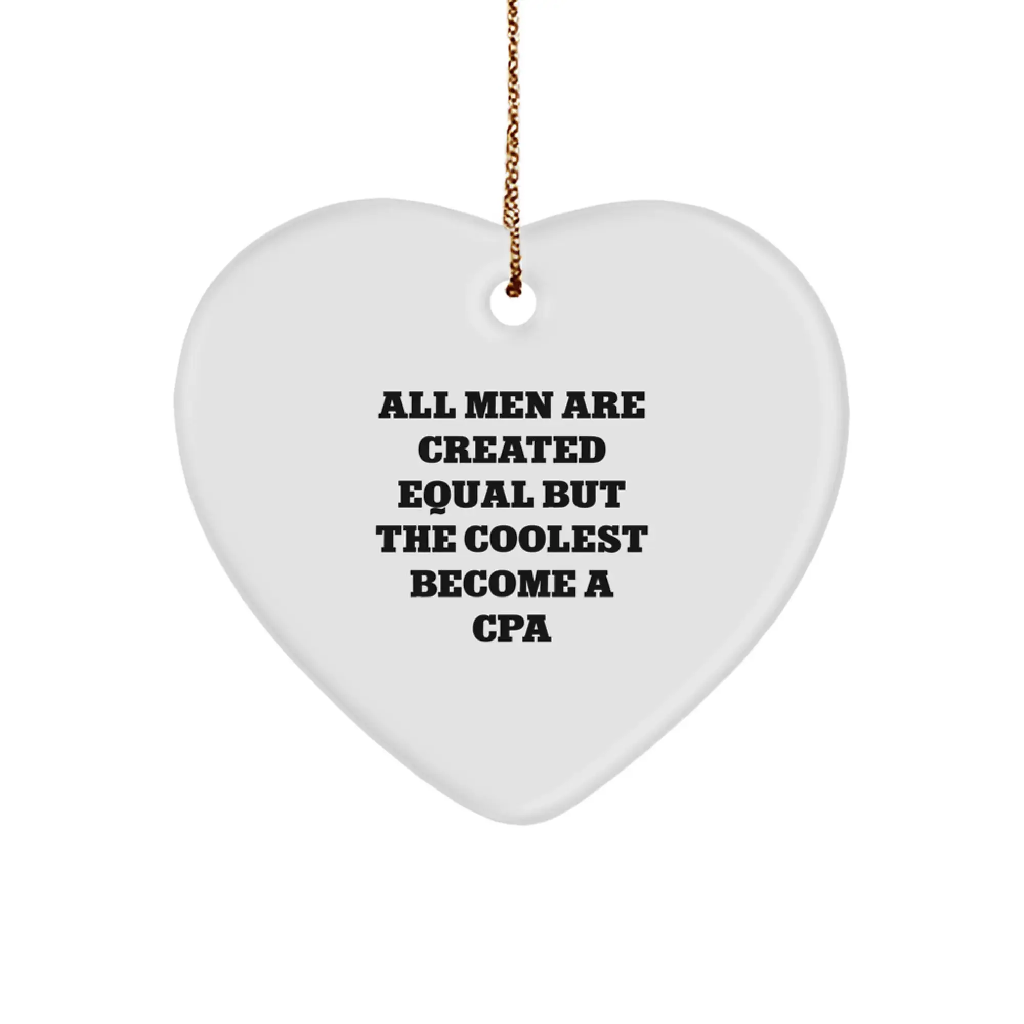 Christmas Ornament for Coworkers The Coolest Become A Cpa Gift - Image 1