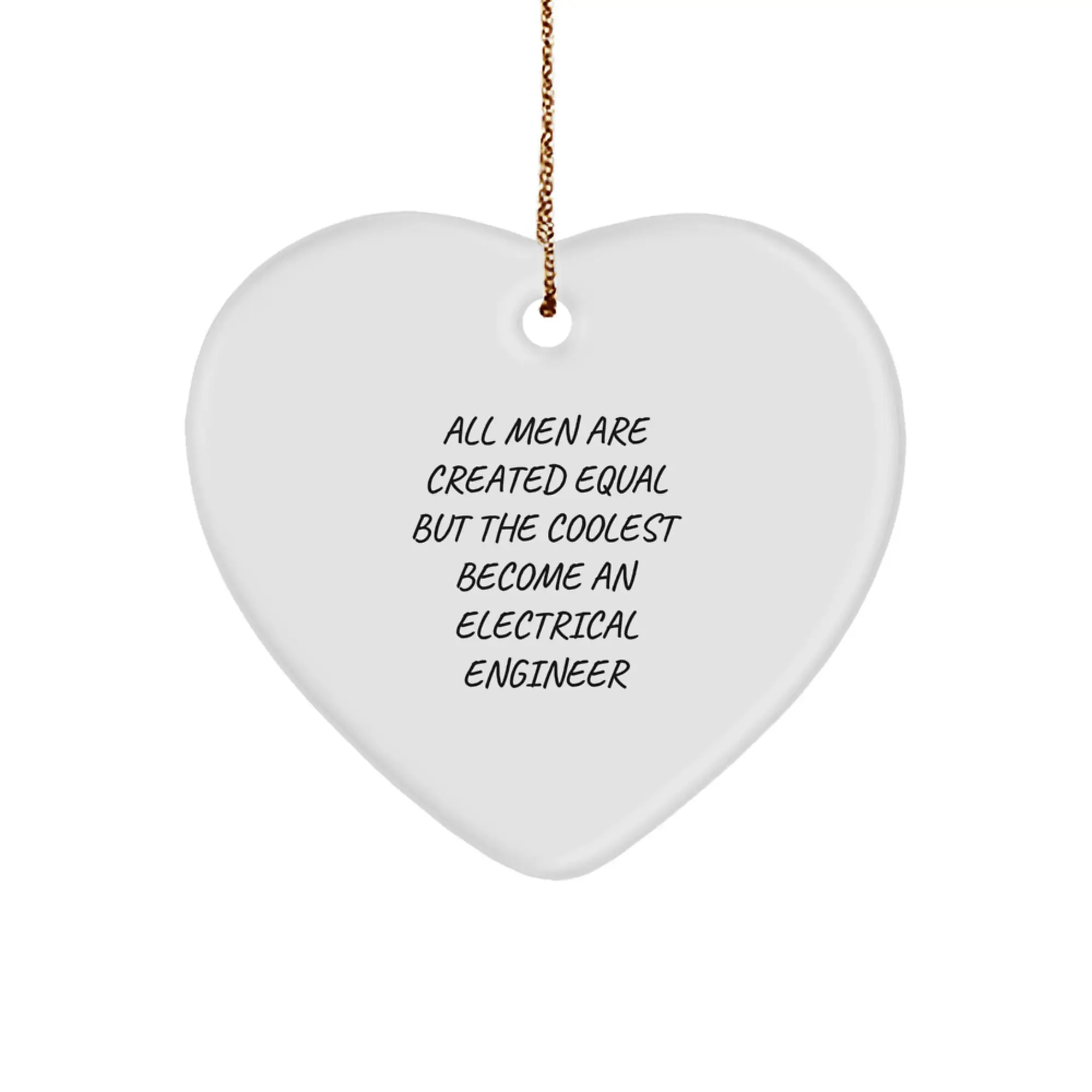 Funny Christmas Ornament Gift for Friends, Electrical Engineer Quote - Image 1