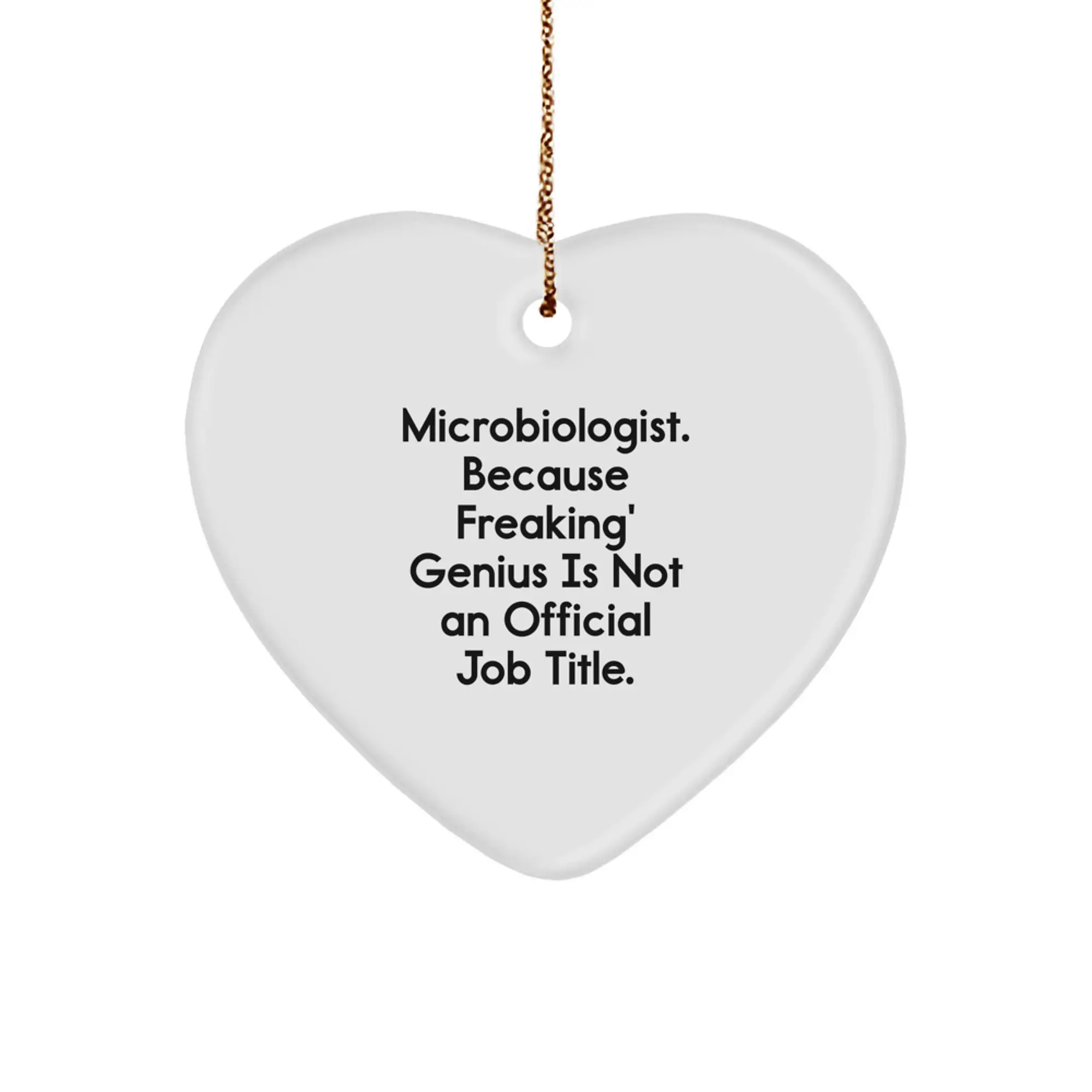 Microbiologist Christmas Ornament for Kids Treasure Gift - Image 1