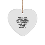 Funny Cardigan Welsh Corgi Dog Gifts from Friends for Your Love Three People - Image 1