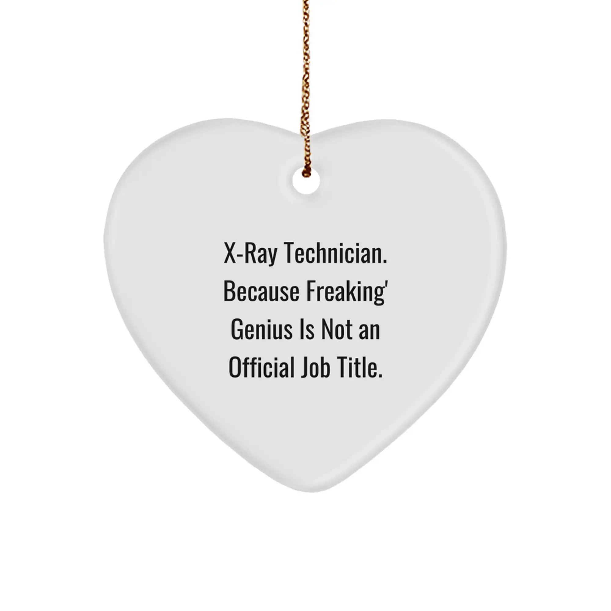 X-Ray Technician Keepsake Christmas Ornament for Him Gift - Image 1