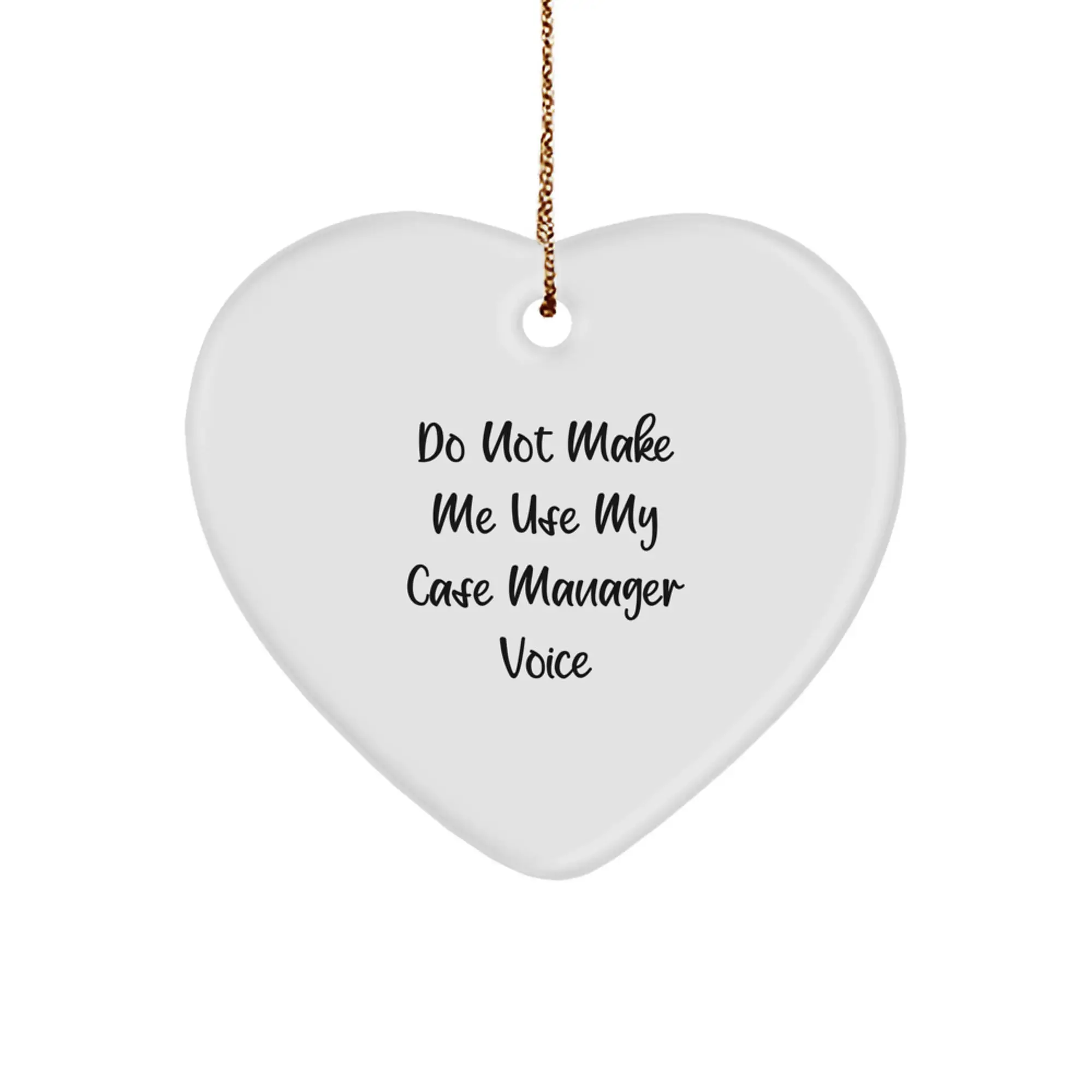 Case Manager Christmas Ornament for a Best Friend Companion Holiday Gift - Image 1