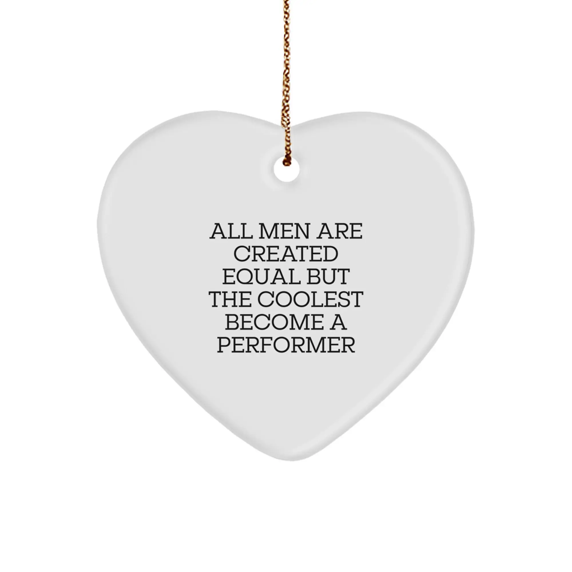 Performer Keepsake Christmas Ornament for Him Gift Holiday Tree - Image 1