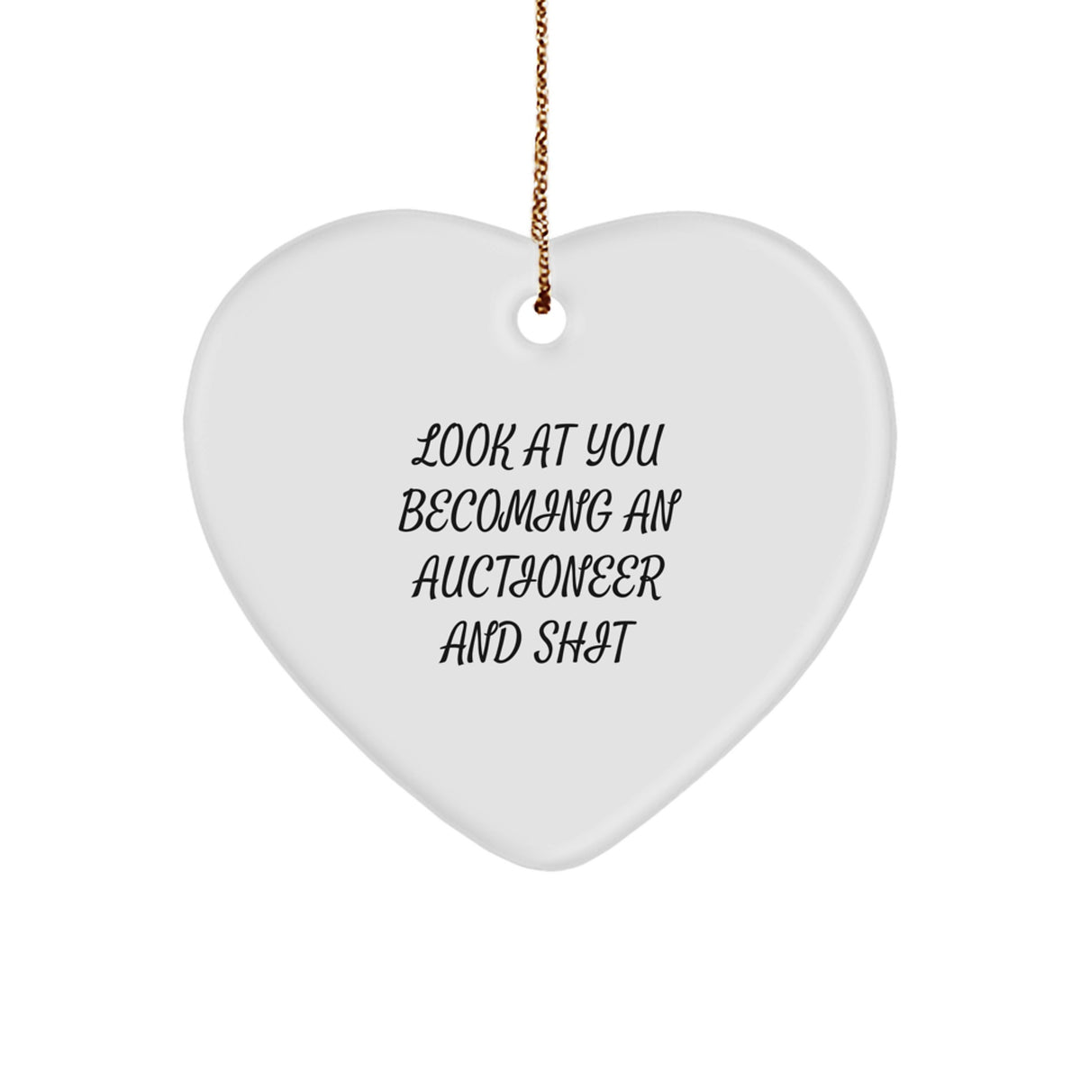 Christmas Ornament Gift for Family A Heartfelt Auctioneer Keepsake - Image 1