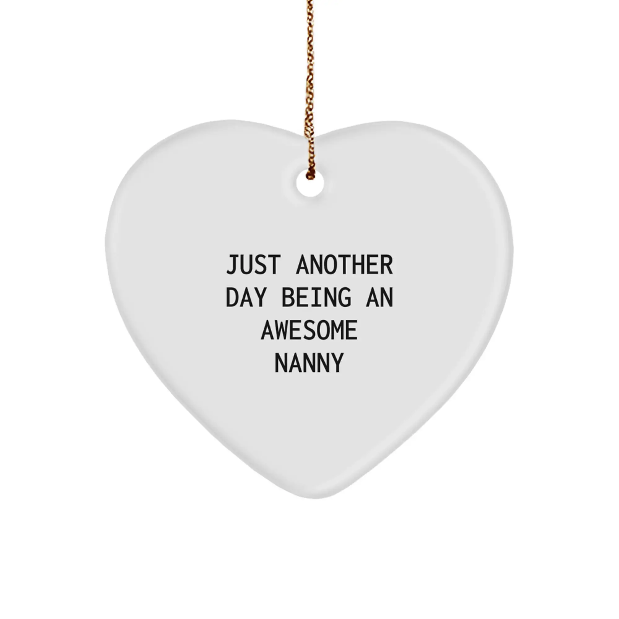 Playful Nanny Christmas Ornament for Friends Gift - Image 1