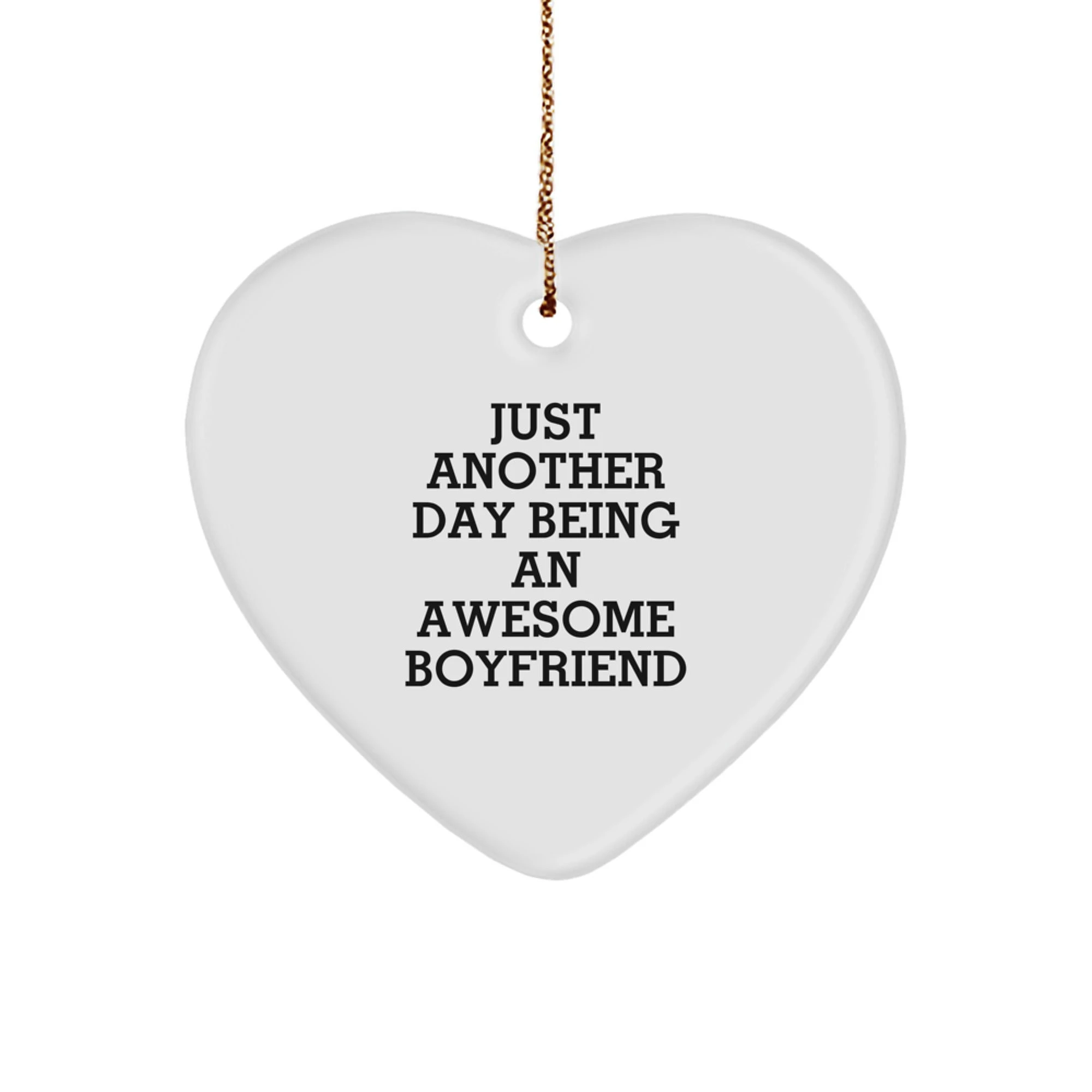 Funny Sweetheart Love Gifts from Men to Sweetheart for Christmas Unique Heart Ornament