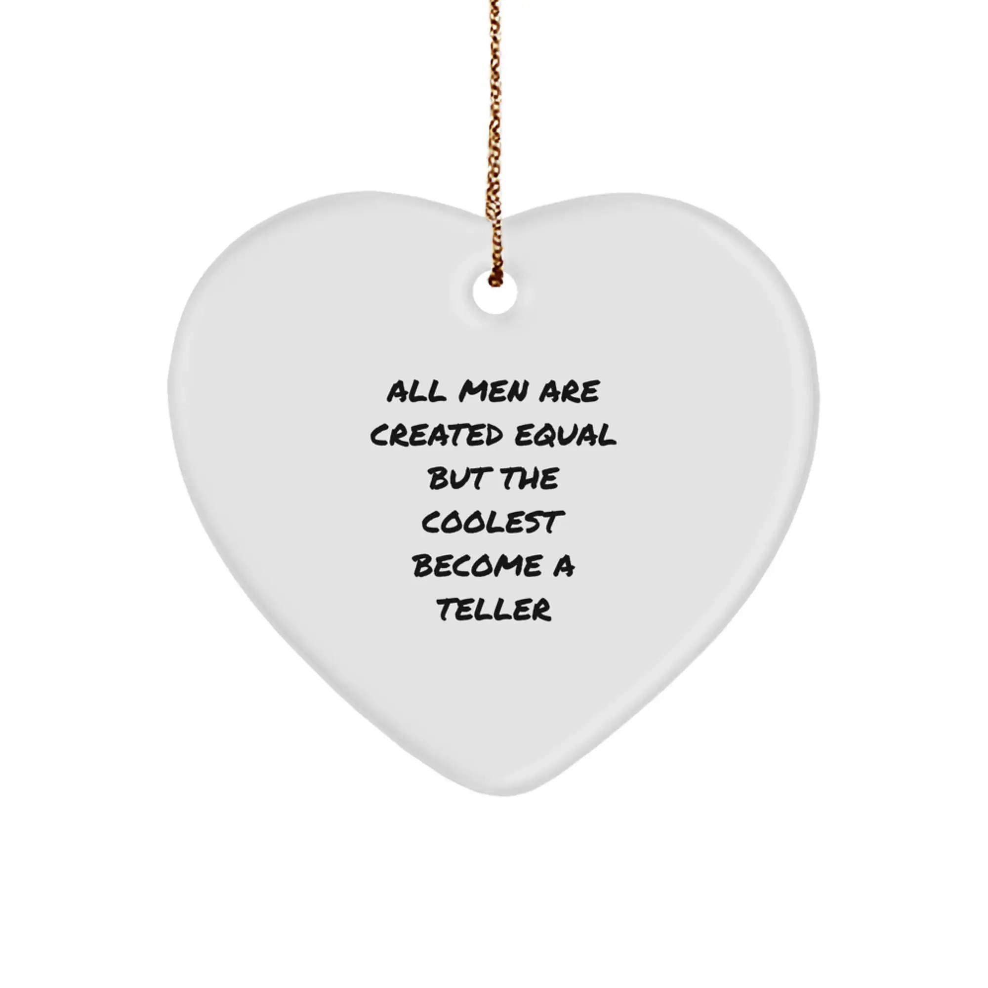 Playful Teller Novelty Christmas Bright Ornament for Friends Gift - Image 1