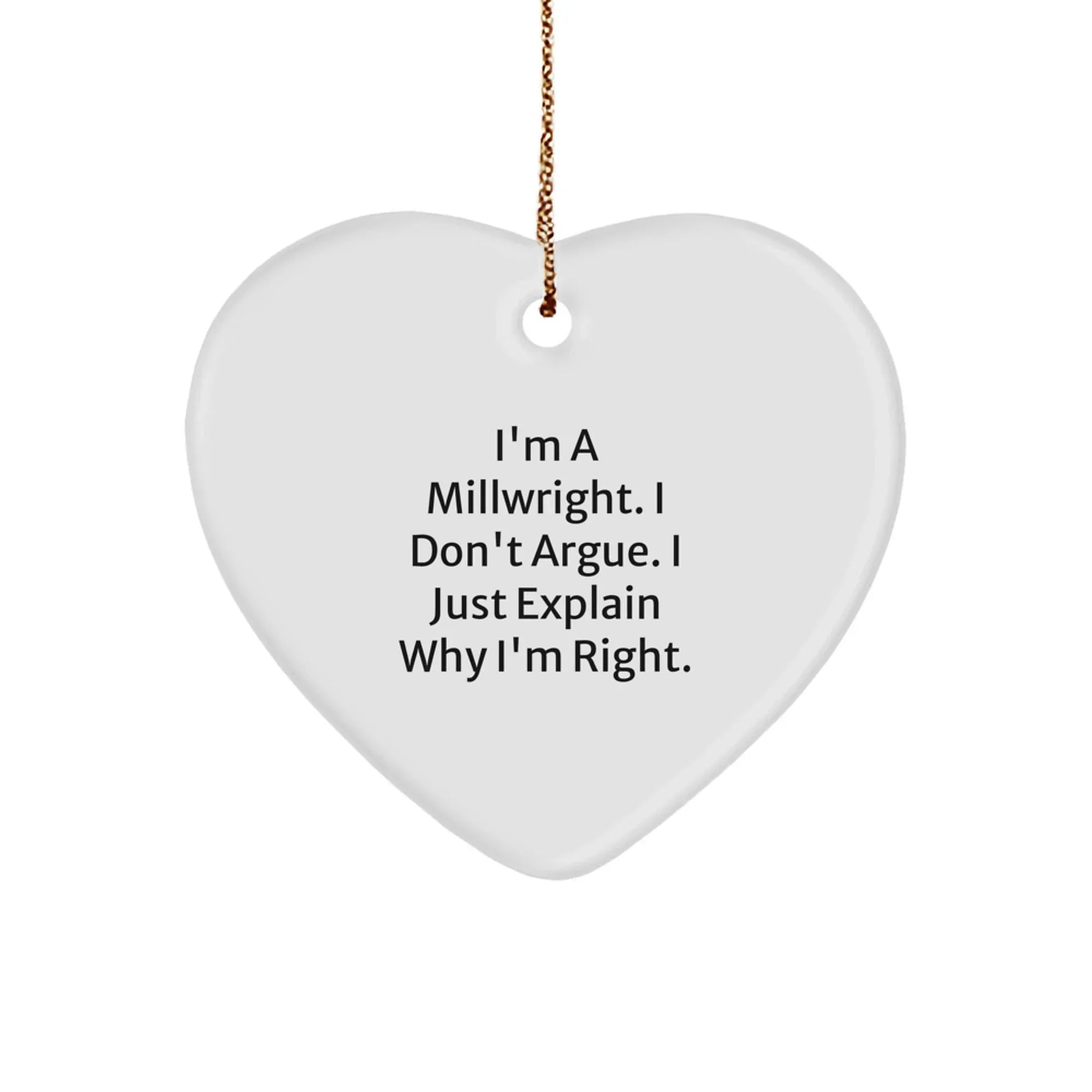 Funny Millwright Christmas Unique Gifts from Family for Millwright Men