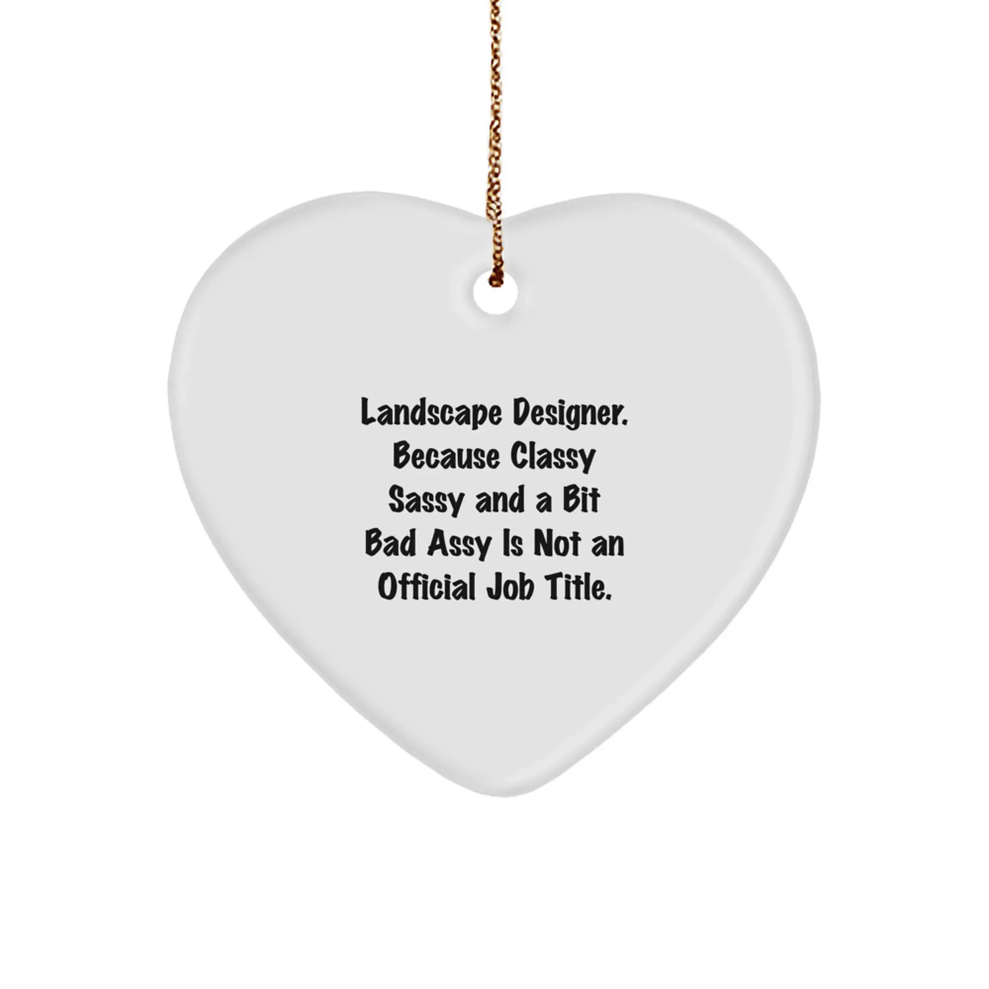 Landscape Designer Christmas Ornament Idea for Coworkers Gift - Image 1