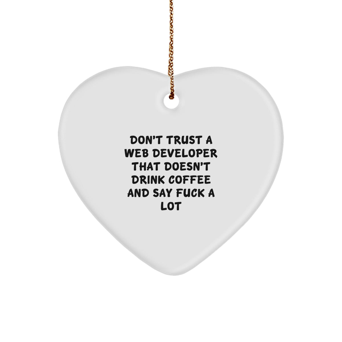 Web Developer Keepsake Christmas Ornament for Him Holiday Gift - Image 1