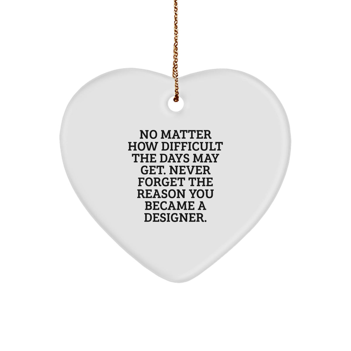 Designer Christmas Ornament Idea Gift for Coworkers - Image 1