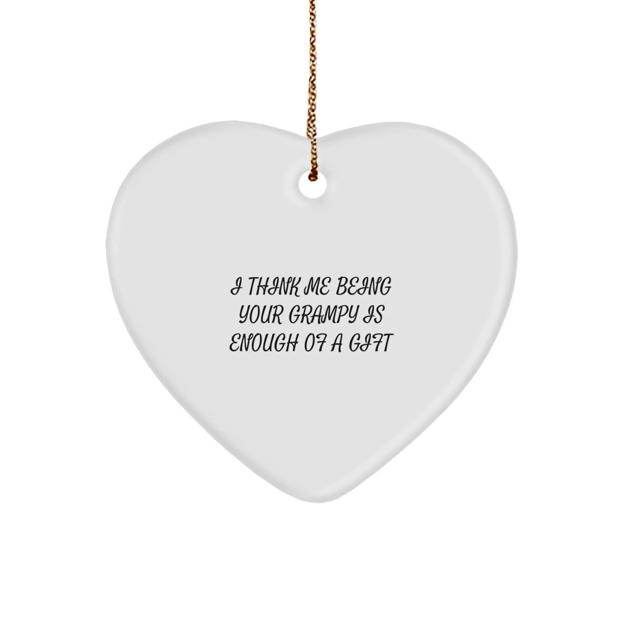 Heartwarming Grampy Christmas Ornament Gift for Friends - Novelty - Image 1