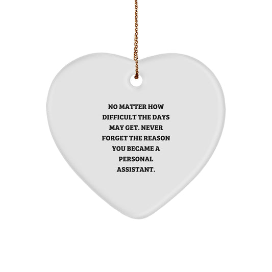 Funny Inspirational Personal Assistant Gifts from Family to Personal Assistant at Christmas Unique Gifts - Image 1