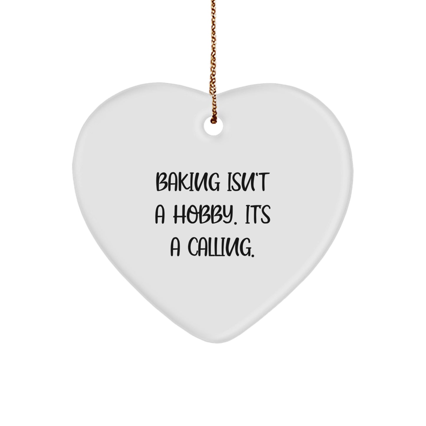 Baking Gifts for Women - Funny Heart Ornament Gifts from Friends, Christmas Unique Gifts - Image 1
