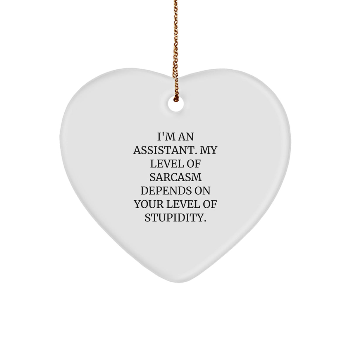 Assistant Keepsake Christmas Ornament for Him Gift - Image 1