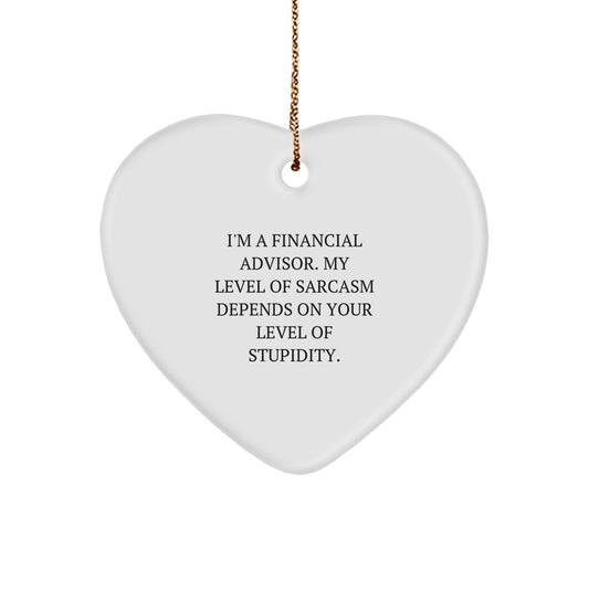Funny Sarcasm Gifts from Men to Financial Advisor Friends for Christmas Unique - Image 1