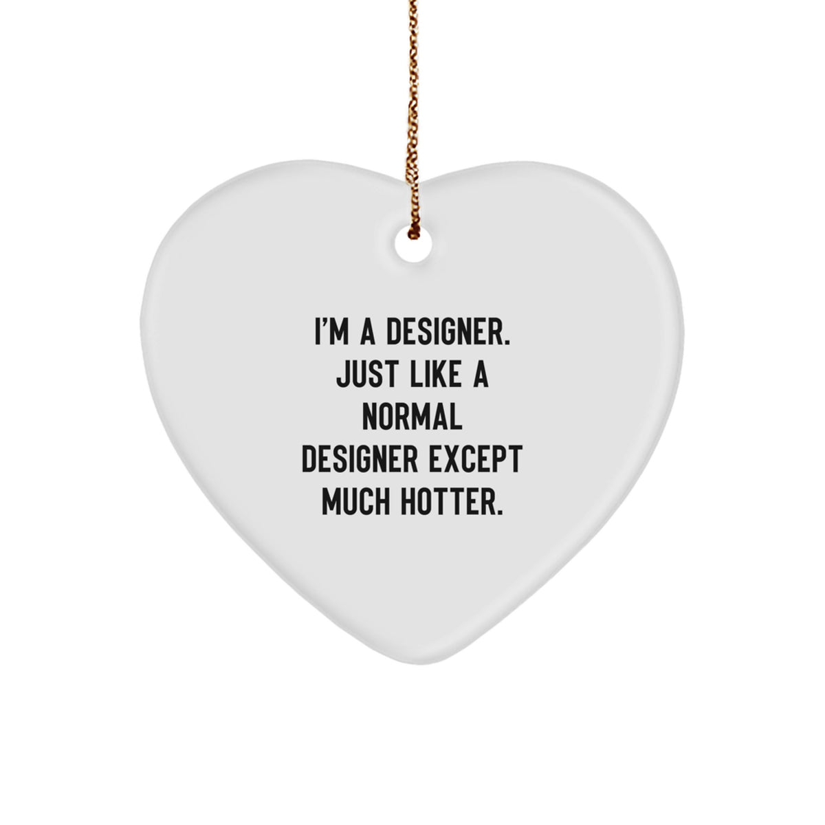 Designer Christmas Ornament Gift for Him - A Humorous Keepsake - Image 1