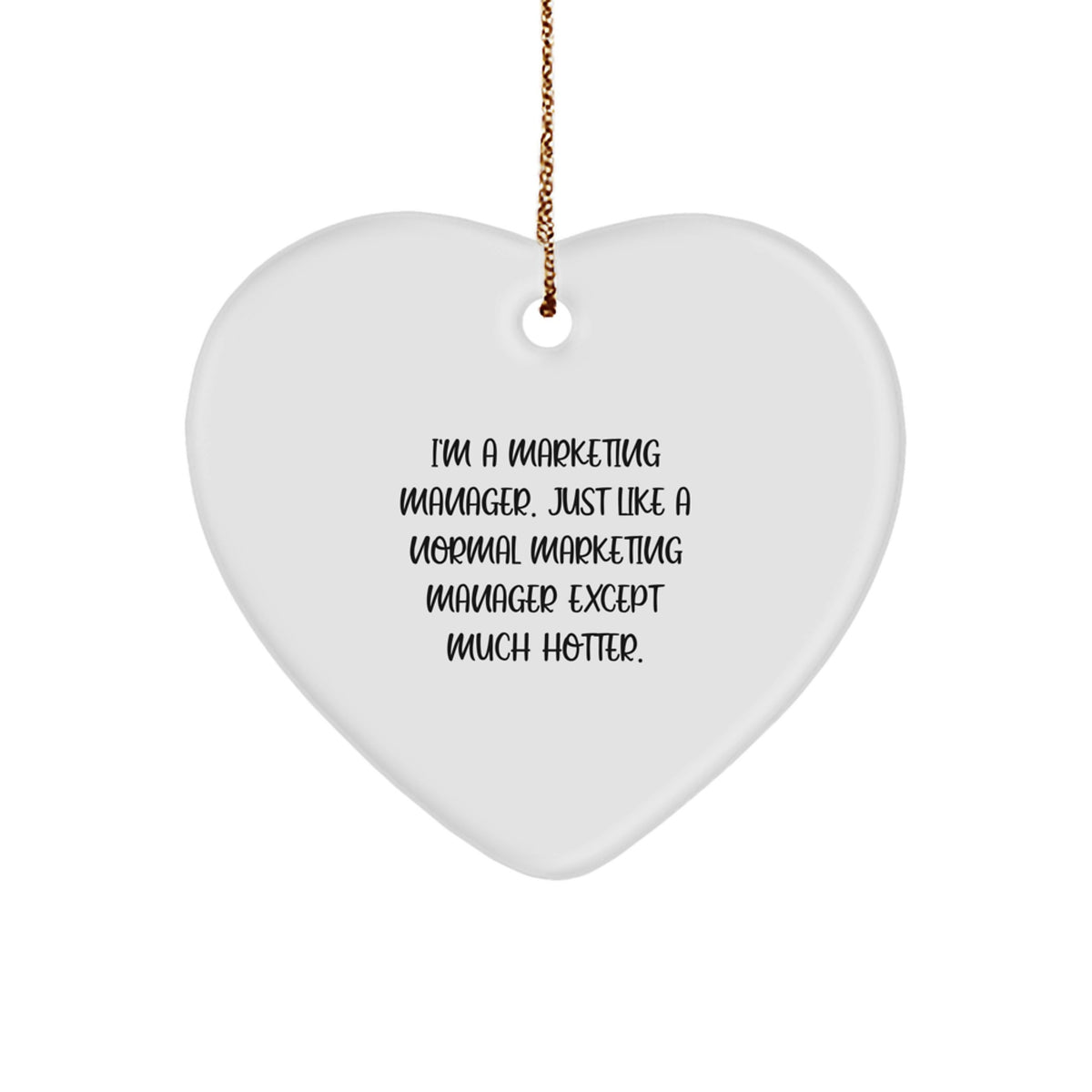 Christmas Ornament Gift for Family A Marketing Manager, Just Like A - Image 1