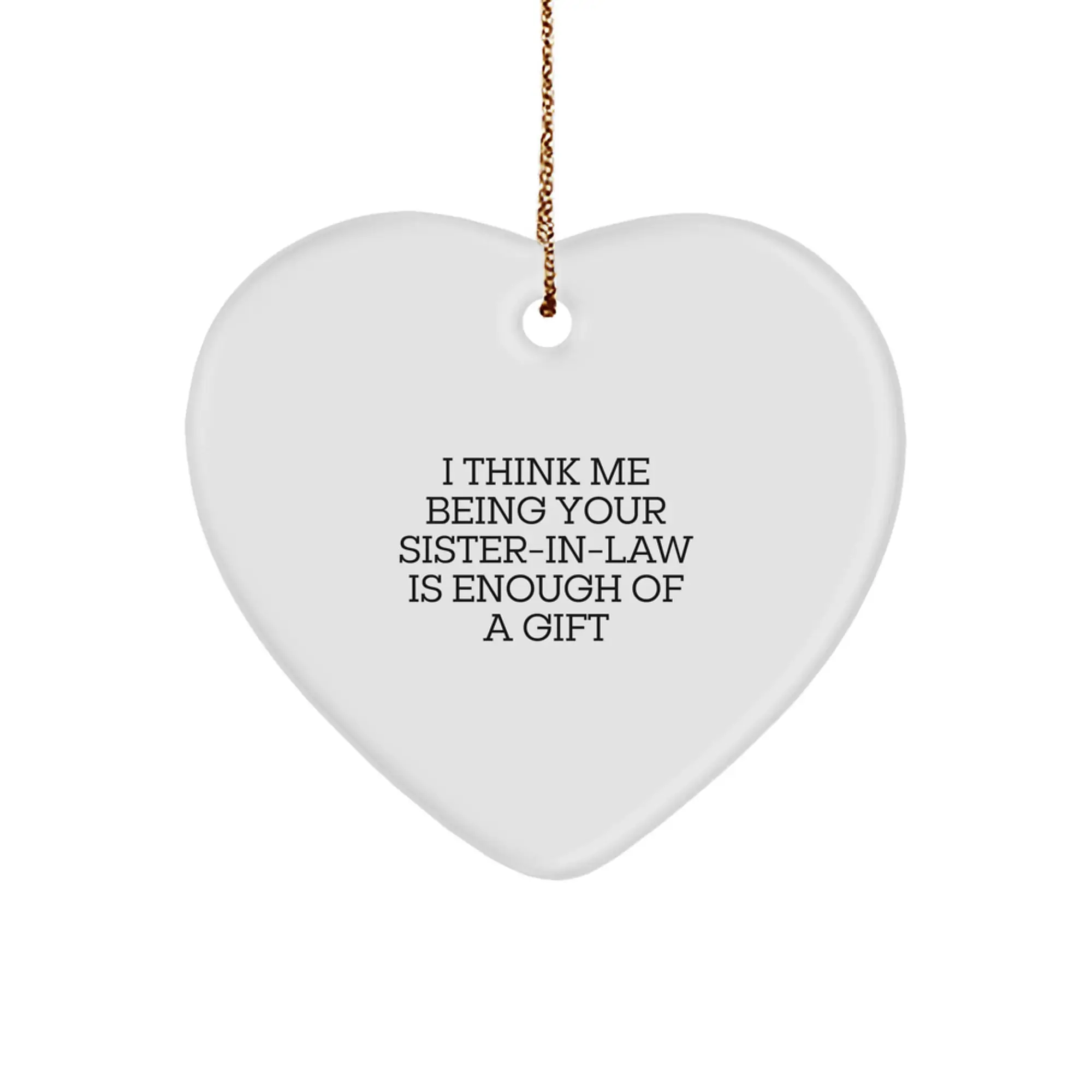 Sister-in-law Keepsake Christmas Ornament Gift for Him - Image 1
