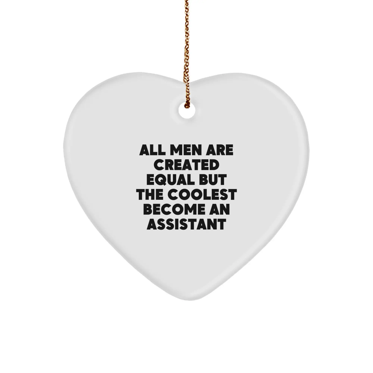 Christmas Ornament Gift for Family Assistant Heart Keepsake - All Men - Image 1
