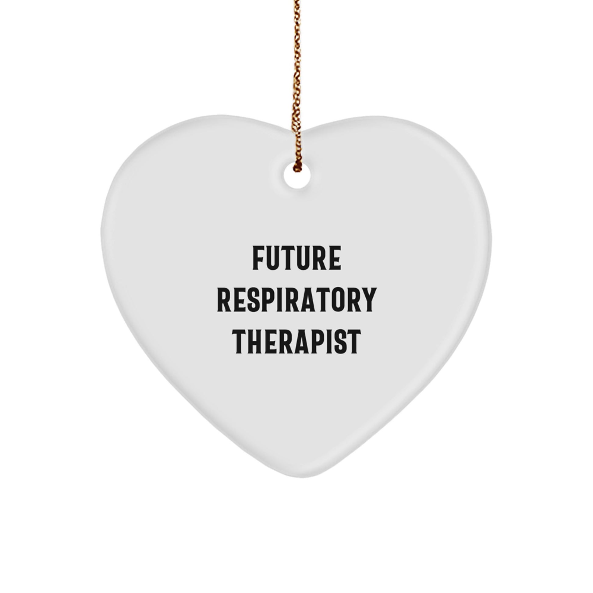 Funny Inspirational Gifts for Future Respiratory Therapist, 'You're a Heart Saver', Heart Ornament, Christmas Unique Gifts from Friends to Respiratory Therapist - Image 1