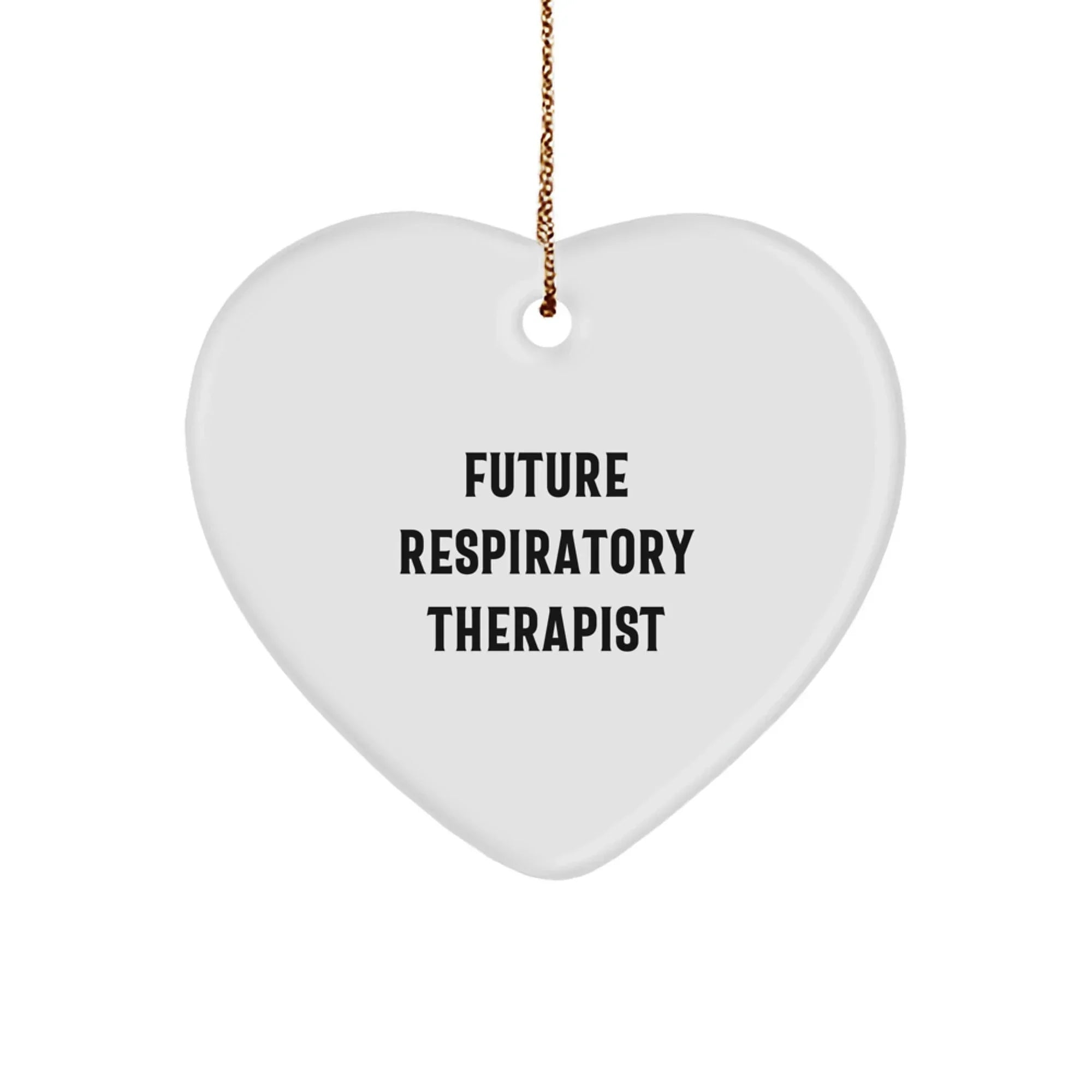 Funny Inspirational Gifts for Future Respiratory Therapist, 'You're a Heart Saver', Heart Ornament, Christmas Unique Gifts from Friends to Respiratory Therapist