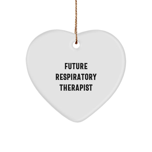 Funny Inspirational Gifts for Future Respiratory Therapist, 'You're a Heart Saver', Heart Ornament, Christmas Unique Gifts from Friends to Respiratory Therapist - Image 1