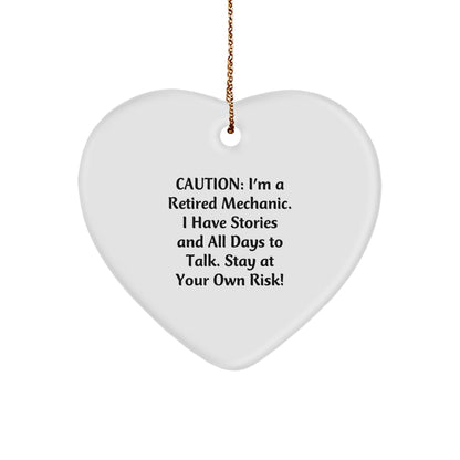 Mechanic's Heart: Retired Mechanic's Funny Gift for Friends Family or Coworkers, Christmas Unique Gifts from Men - Image 1
