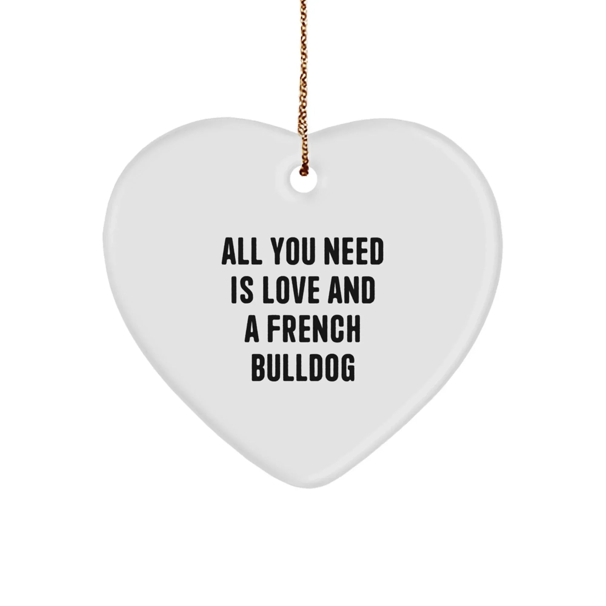 French Bulldog Love Gifts from Friends and Family, Christmas Unique Ornaments for Home Decor