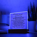 Heartfelt Gift for Husband - You are my Best Friend, My Soulmate, My Everything Anniversary Birthday Valentine Engraved Acrylic Plaque