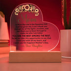 Heartfelt Gift for Mom - I Love You with All My Heart Personalized Acrylic Heart