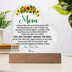 Heartfelt Gift for Mom - I Love You with All My Heart Personalized Acrylic Heart