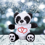 Two Hearts Beat as One - Plush Lamb, Panda, or Teddy Bear with Tee Shirt