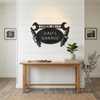 Garage Auto Mechanic Personalized Metal Art Wall Sign