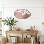 Personalized Farm & Ranch Metal Sign | Custom Farm Name Sign with Established Date | Rustic Barn Wall Art | Farmhouse Metal Decor | Made in USA