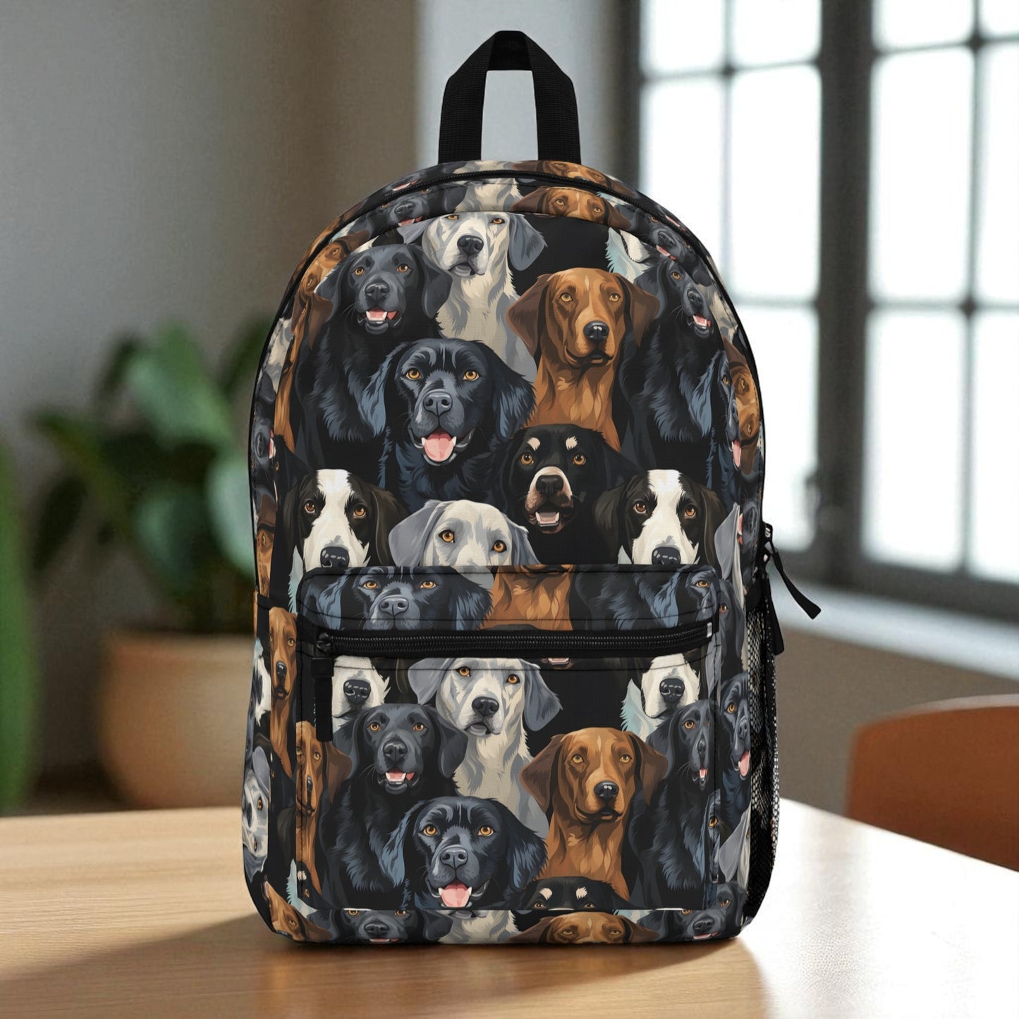 Dog Lovers Backpack - Cute Canine Design, Pet Gifts, School Supplies, Fun Accessories, Animal-Themed Bags - Mallard Moon Gift Shop