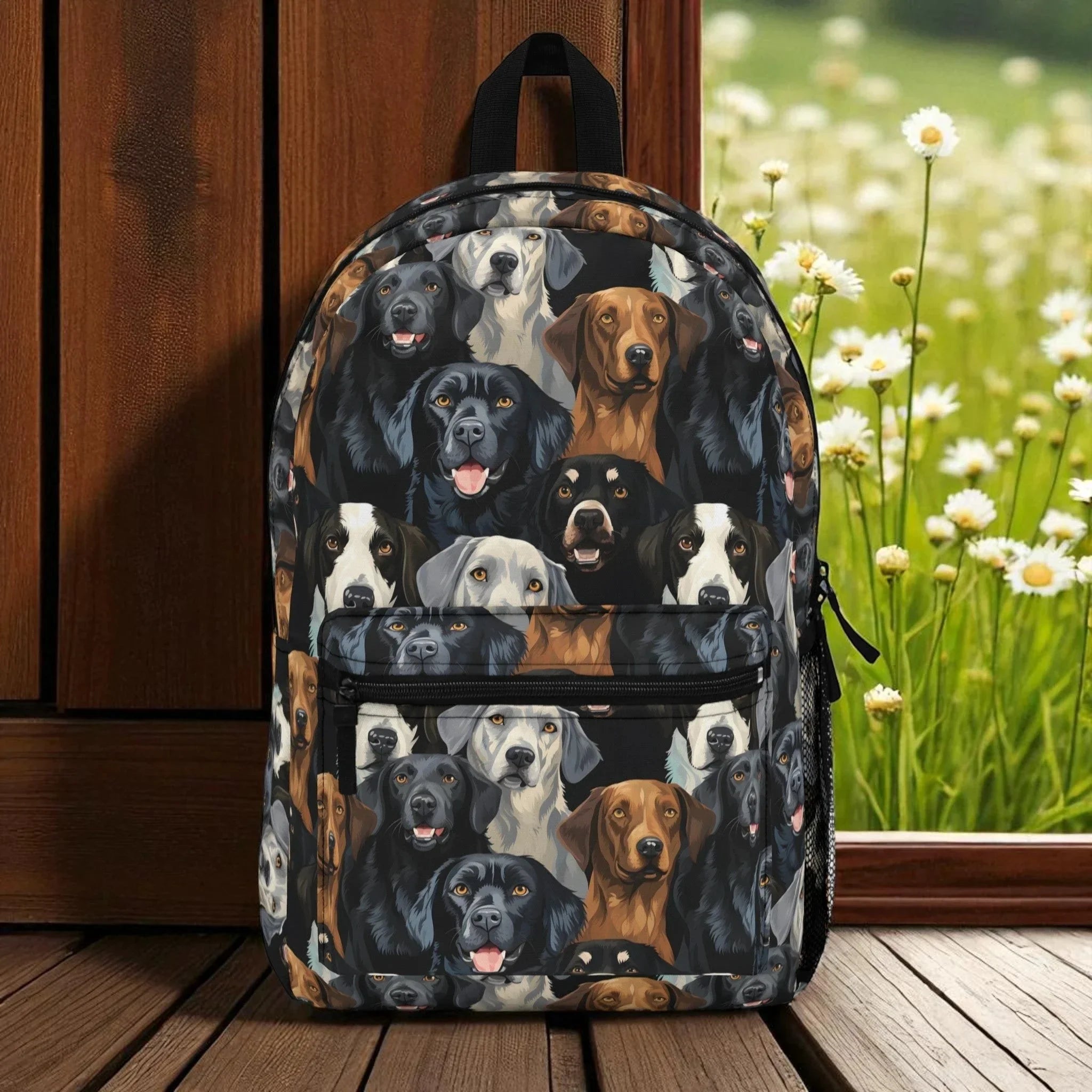 Dog Lovers Backpack - Cute Canine Design, Pet Gifts, School Supplies, Fun Accessories, Animal-Themed Bags