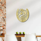 Horse Owner Monogram Personalized Indoor Outdoor Steel Sign