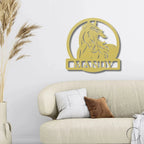 Horse Personalized Metal Wall Art Sign