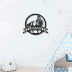 Horse Personalized Name Metal Art Wall Sign