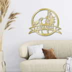 Horse Personalized Name Metal Art Wall Sign