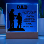 Hunter Father and Son Personalized Acrylic Plaque