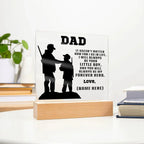 Hunter Father and Son Personalized Acrylic Plaque