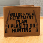 Hunter Retirement Plan Leather Wallet