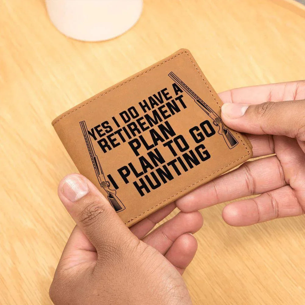 Hunter Retirement Plan Leather Wallet