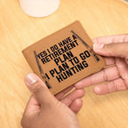 Hunter Retirement Plan Leather Wallet