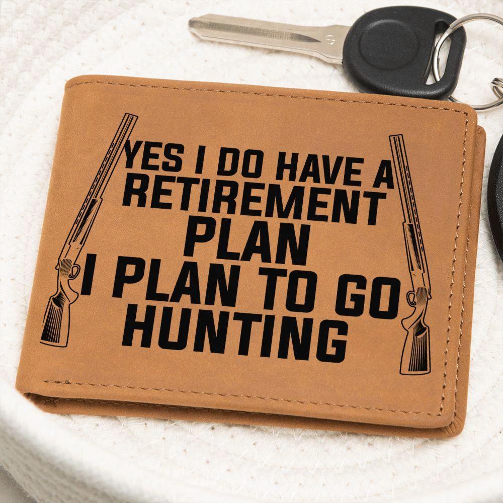 Hunter Retirement Plan Leather Wallet